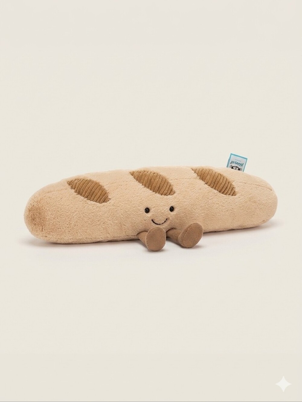 Jellycat Amuseables Baguette Plush Stuffed Bread Soft Toy EUC